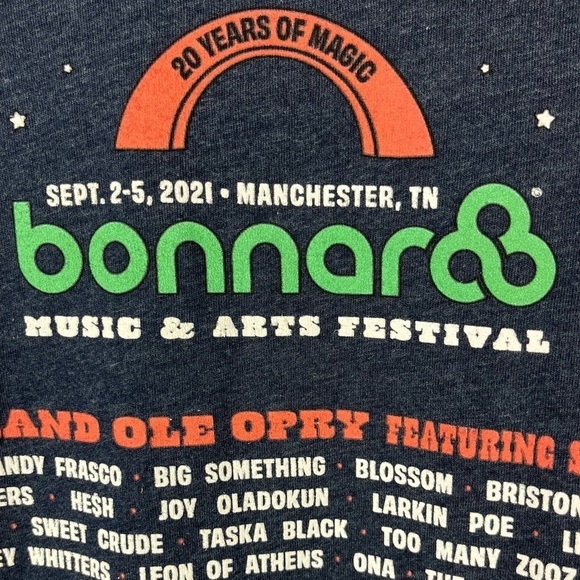 BONNAROO Music Festival Frog T-Shirt Large - Picture 10 of 16